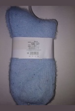 Женские носки высокие из кашемира в крапинку