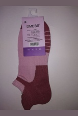 Женские носки спортивные, короткие, махра на стопе