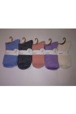 Женские носки вязаные, шерсть ламы, яркие