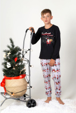 Пижама для мальчика в стиле family look "Мороз-2"