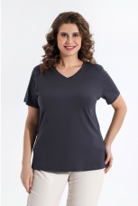 Футболка женская Базис-5 антрацит