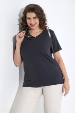 Футболка женская Базис-5 антрацит