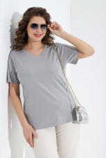 Футболка женская Базис-5 серый