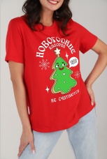 Футболка новогодняя женская family look Карнавал-3