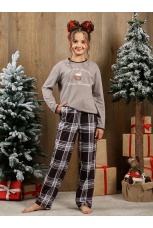Новогодняя пижама для девочки Твикс-1