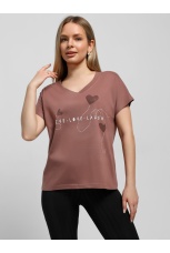 Футболка женская Чиа-3 шоколадный