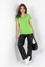 Футболка женская Базис-6 салатовый