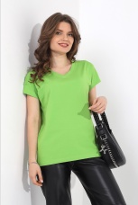 Футболка женская Базис-6 салатовый