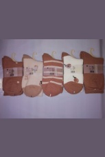 Женские носки кашемир травка с принтами