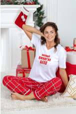 Женская пижама в стиле family look Бэст-4