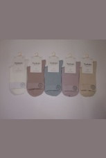 Женские носки средняя длина, однотонные, ассорти