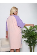 Туника женская розовая, счастливый кролик