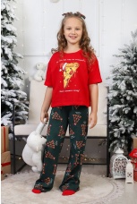 Костюм для девочки Пиццайоло-1 красный