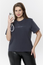 Футболка женская Дельта антрацит