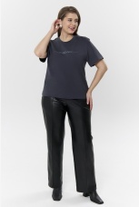 Футболка женская Дельта антрацит